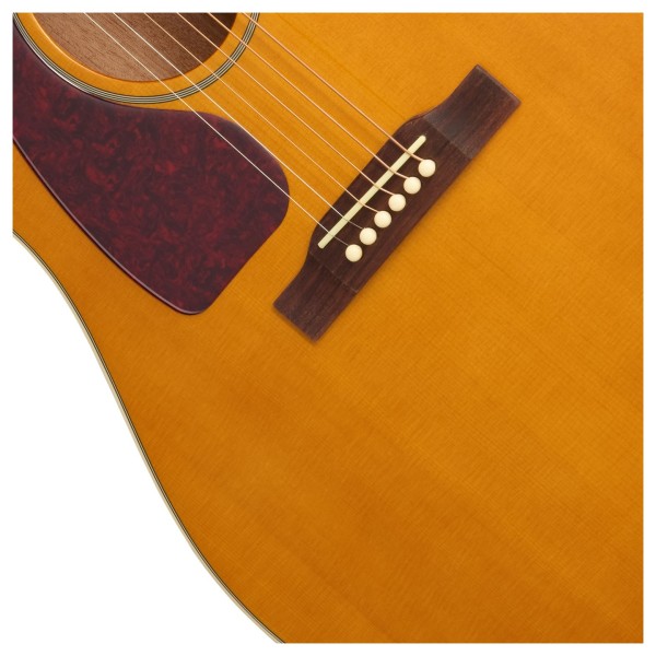 Epiphone J-45 Studio EC Left Handed, Natural - bridge