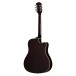 Epiphone Hummingbird Studio EC Left Handed, Natural - back