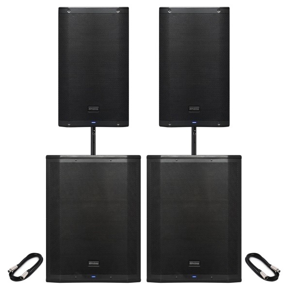PreSonus AIR12 and PreSonus AIR18S PA Speaker Bundle, Pair - Bundle