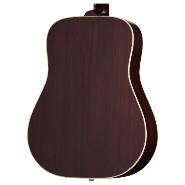 Epiphone Hummingbird Studio Left Handed, Natural - back of body