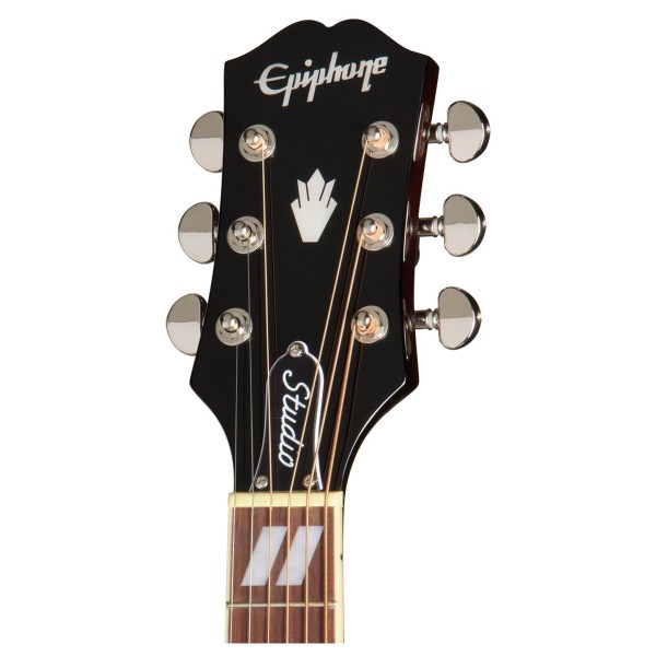 Epiphone Hummingbird Studio Left Handed, Natural - headstock