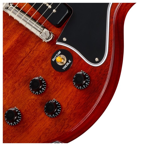 Epiphone 1960 Les Paul Special Double Cut Reissue​ Inspired By Gibson, Cherry Red - controls
