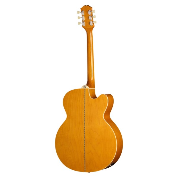 Epiphone J-200 Studio EC Left Handed, Natural - back