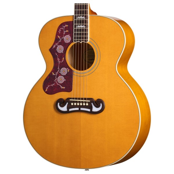 Epiphone J-200 Studio Left Handed, Natural - body