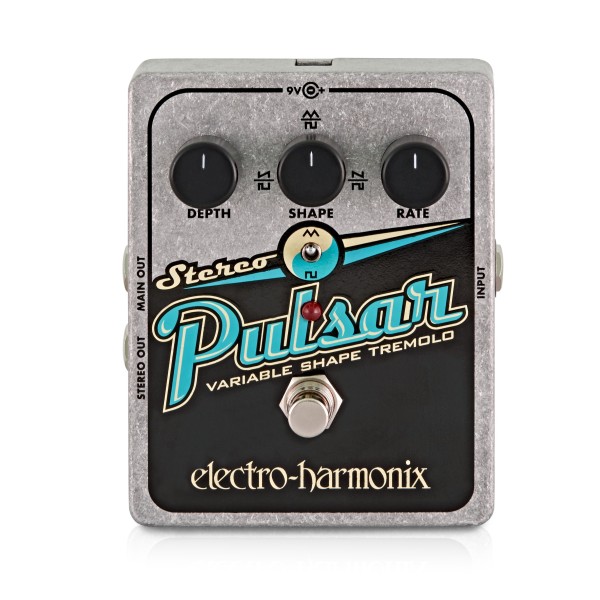 Electro Harmonix Stereo Pulsar Variable Shape Analog Tremolo main