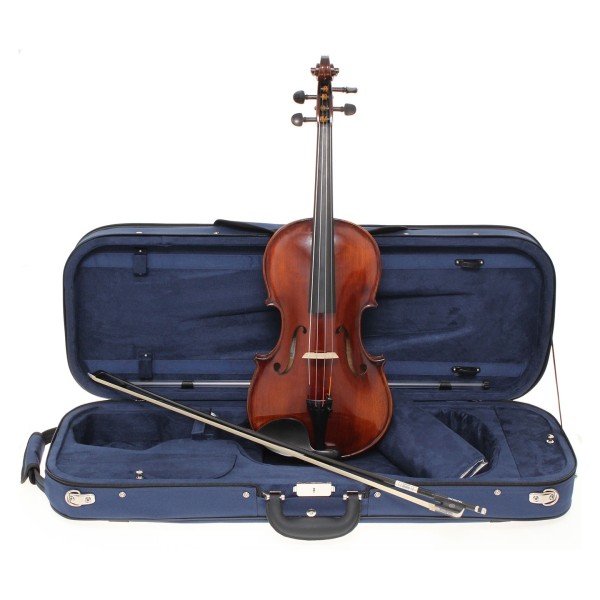 Eastman Concertante Antiqued Viola Outfit with Gold Level Set Up, 15.5" 1