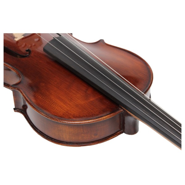 Eastman Concertante Antiqued Viola Outfit with Gold Level Set Up, 15.5" 8