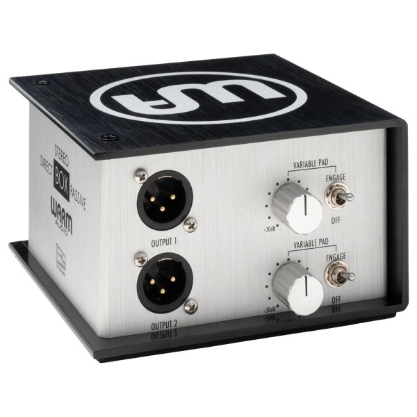 Warm Audio Passive Stereo DI Box - Angled 2