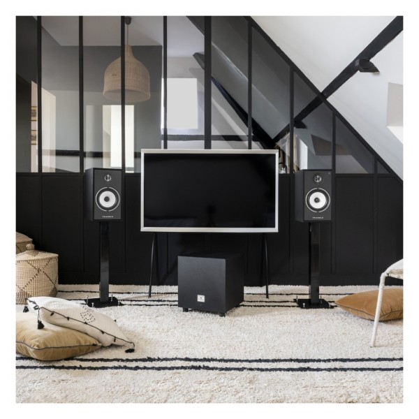 Triangle Borea BR03 Connect Active Speakers (Pair), Black Ash lifestlye  1 