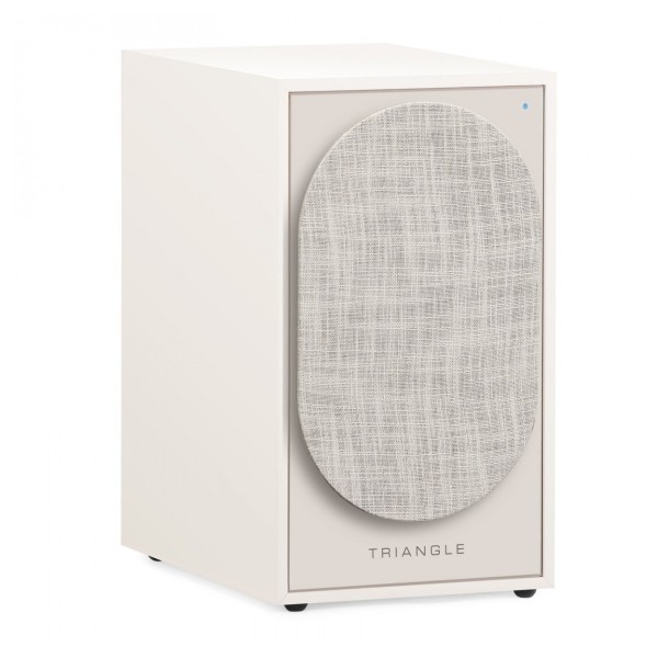Triangle Borea BR03 Connect Active Speakers with Lunar 1 Manual Turntable, Cream  -grilel 