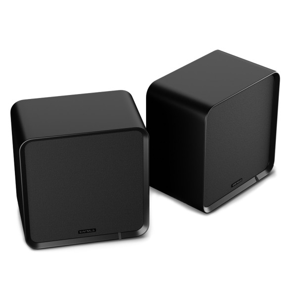 Eversolo SE100 Passive HiFi Bookshelf Speakers - over angle face right 