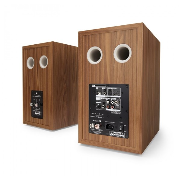Triangle Borea BR03 Connect Active Speakers (Pair), Oak rear 