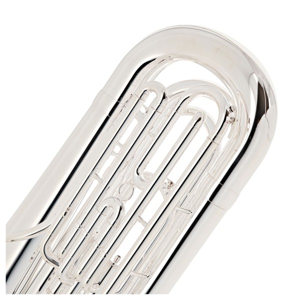 Besson BE187 Prodige Bb Tuba, Silver Plated 6