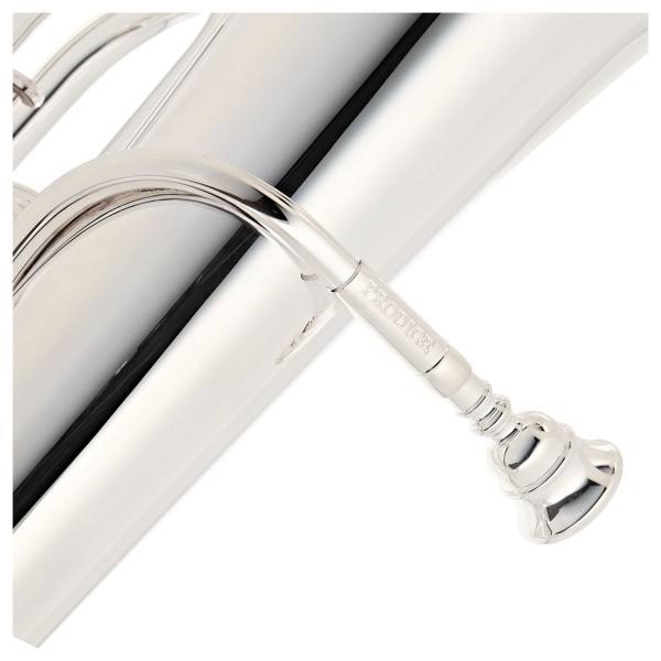 Besson BE187 Prodige Bb Tuba, Silver Plated 7