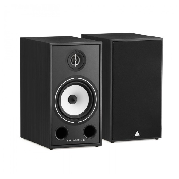 Triangle Borea BR03 Bookshelf Speakers (Pair), Black Ash - main 