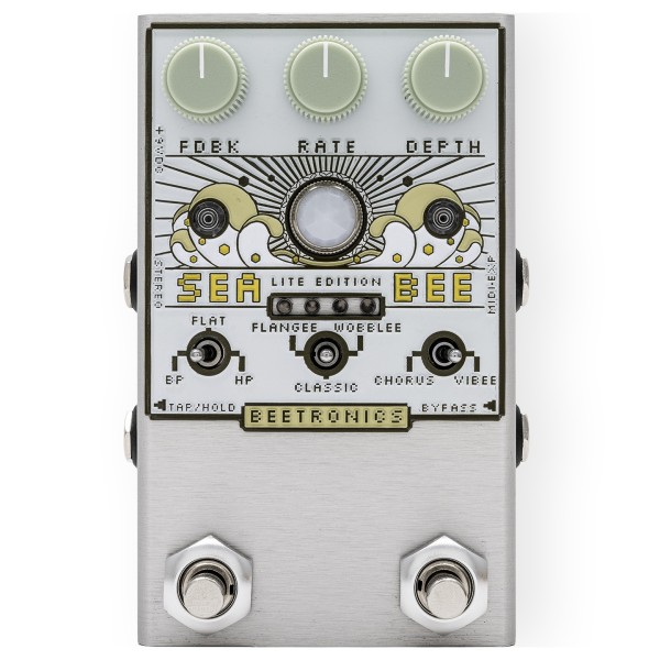 Beetronics Seabee Lite Multi-Chorus Pedal, Cream