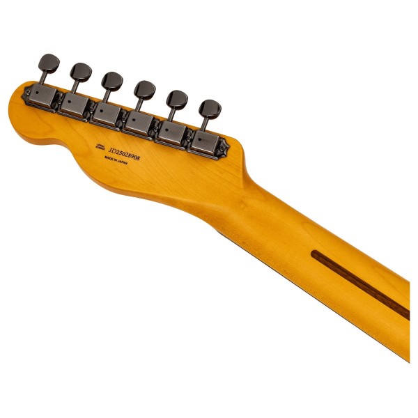 Fender Made in Japan Hybrid II 2026 Collection Telecaster RW, Matte Inferno Red - back of headstock