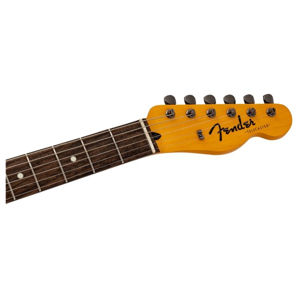 Fender Made in Japan Hybrid II 2026 Collection Telecaster RW, Matte Phantom Black - headstock