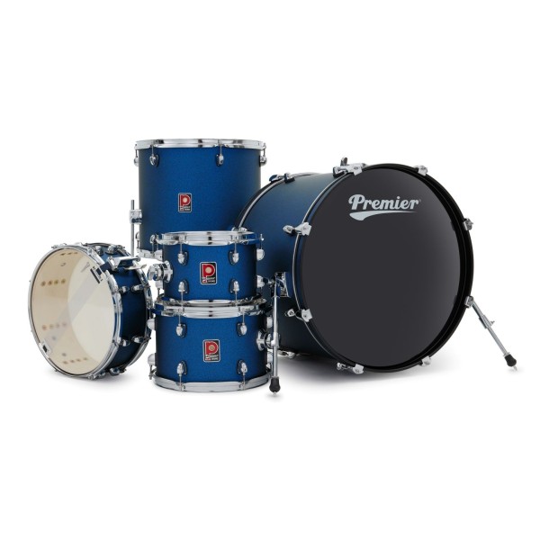 Premier Revolution 22" 5pc Drum Kit, Blue Stardust