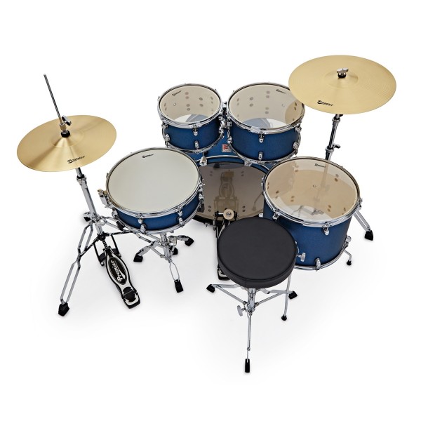Premier Revolution 20" 5pc Drum Kit, Blue Stardust