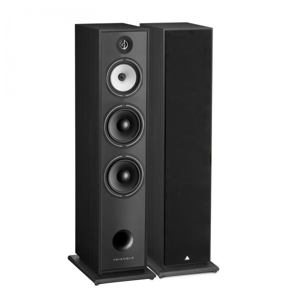 Triangle Borea BR08 Floorstanding Speakers (Pair), Black Ash - main 
