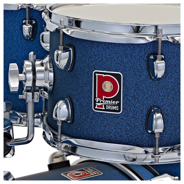 Premier Revolution 22" 5pc Drum Kit Bundle, Blue Stardust