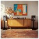 LEAK Sandwich 100 Bookshelf Speakers, Walnut - lifestyle 1