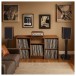 LEAK Sandwich 100 Bookshelf Speakers, Walnut - lifestyle 2 