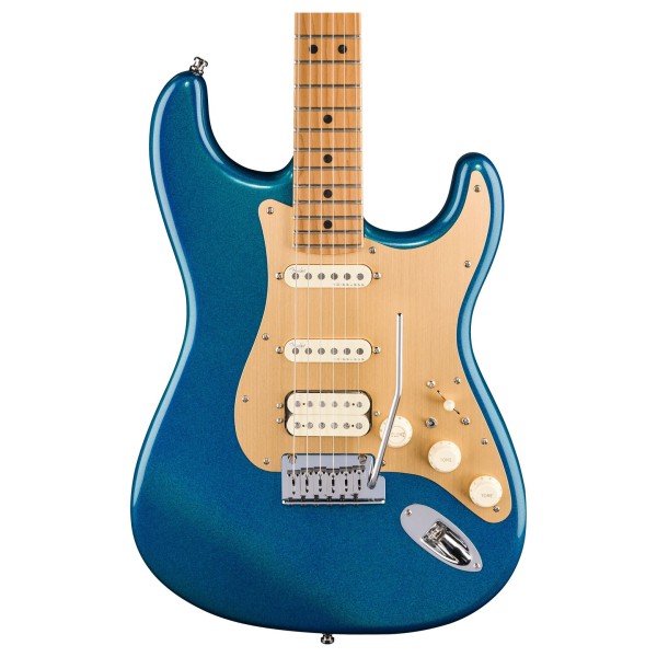 Fender Limited Edition American Ultra II Stratocaster HSS, Roasted Maple Fingerboard, Aurora - body