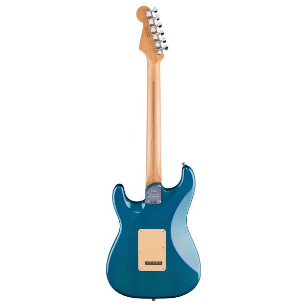 Fender Limited Edition American Ultra II Stratocaster HSS, Roasted Maple Fingerboard, Aurora - back