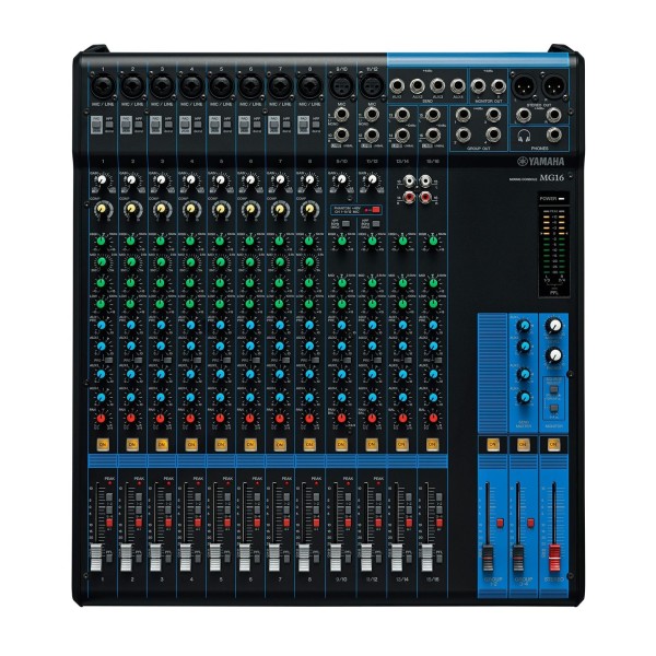 Yamaha MG16 Analog Mixer - Top
