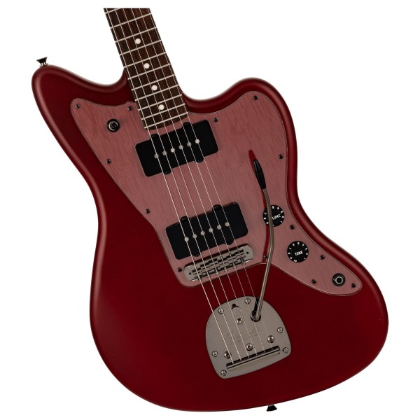 Fender Made in Japan Hybrid II 2026 Collection Jazzmaster RW, Matte Inferno Red - hardware