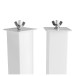 Equinox Event Booth Poles Pair - Top
