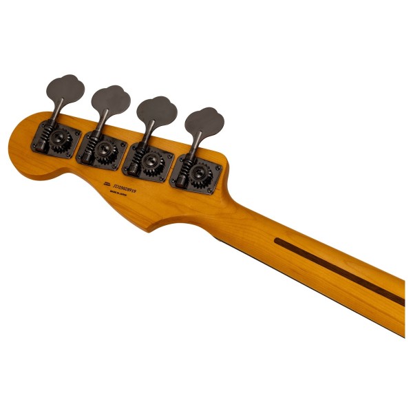 Fender Made in Japan Hybrid II 2026 Collection Jazz Bass RW, Matte Aero Blue - back of headstock