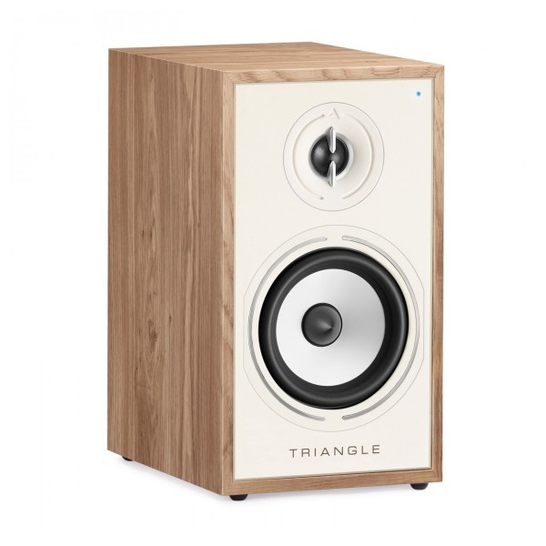 Triangle Borea BR02 Connect Active Speakers with Lunar 1 Manual Turntable, Light Oak driver 