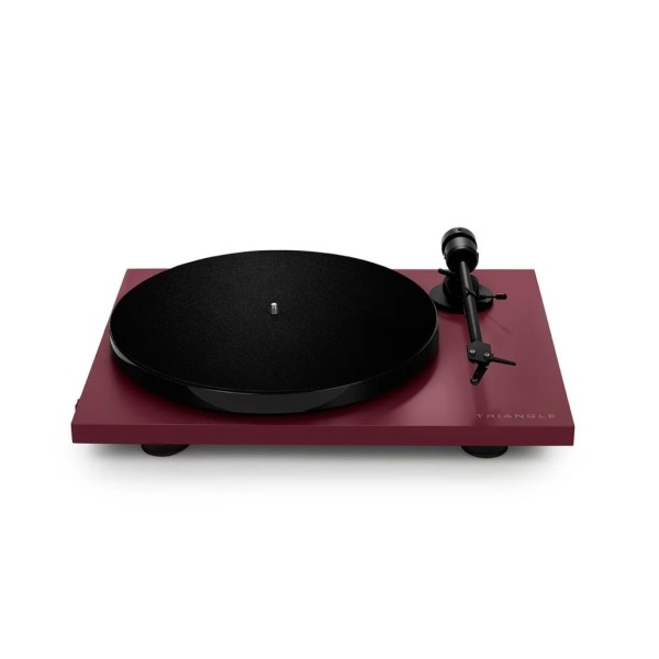 Triangle Lunar 1 Manual Turntable, Burgundy 
