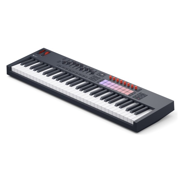 Novation FLKey MK2 61-Note MIDI Keyboard - Angled