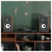 Triangle Borea BR02 Connect Active Speakers with Lunar 1 Manual Turntable, Green - lifestyle 