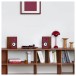 Triangle Borea BR02 Connect Active Speakers with Lunar 1 Manual Turntable, Burgundy - lifestyle 1 