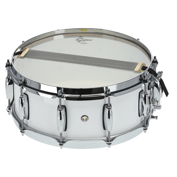 Gretsch Renown Maple 14"x5.5" Snare Drum, Piano White