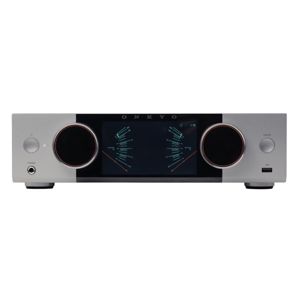Onkyo Muse Y-50 Network Integrated Amplifier, Silver - front 