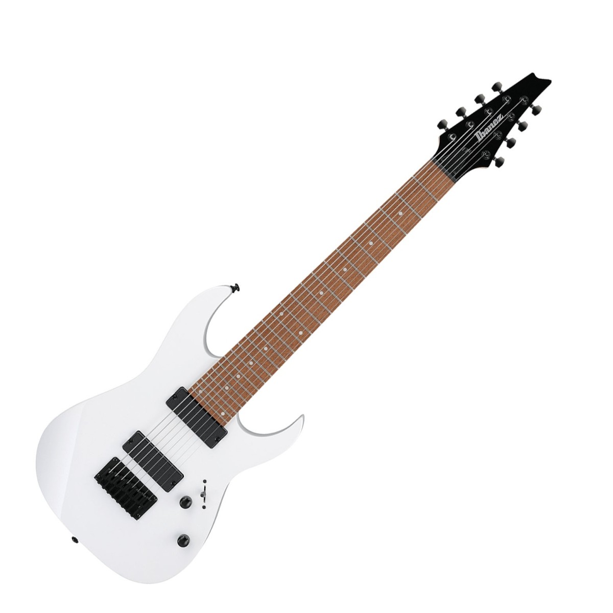 Click to view product details and reviews for Ibanez Rg8 8 String White.