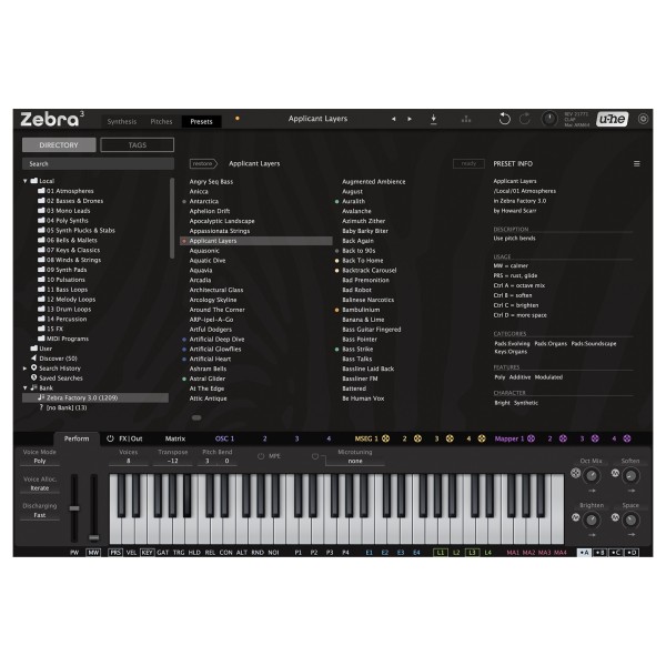 u-he Zebra 3 