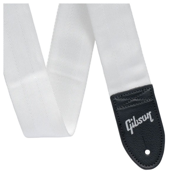 Gibson The Seatbelt (White) - strap end