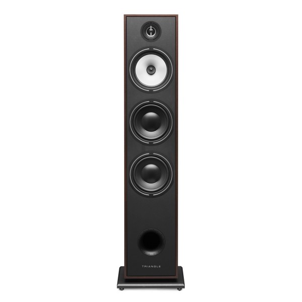 Triangle Borea BR08 Floorstanding Speaker, Walnut Front View