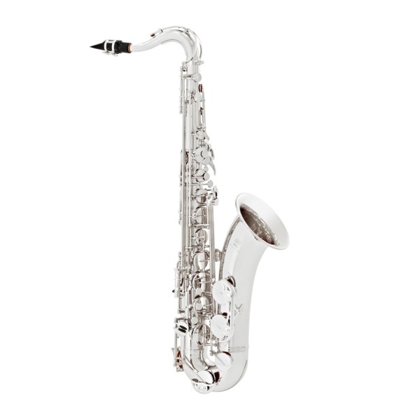 Yamaha YTS280S Student Tenor Saxophone Package, Silver Sax 1