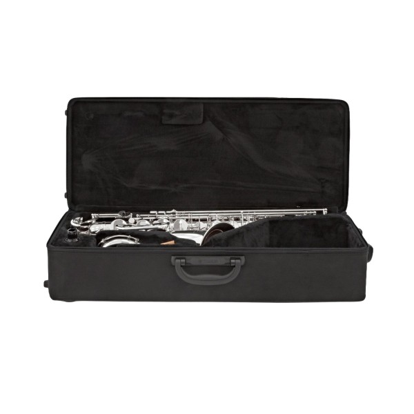 Yamaha YTS280S Student Tenor Saxophone Package, Silver Sax 4