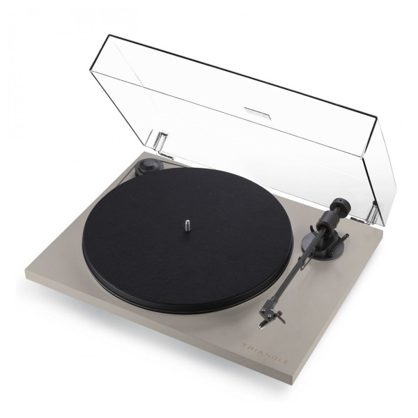 Triangle Turntable, Linen Grey 