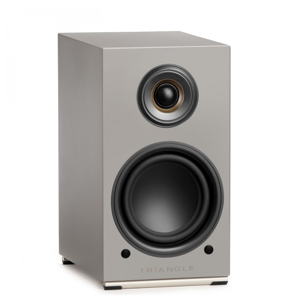Triangle AIO Twin Active Speakers (Pair), Linen Grey - angle 