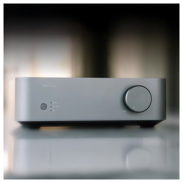 WiiM Vibelink Streaming Amplifier, Space Grey- reflective surface